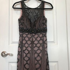 Sue Wong Beaded Cocktail Dress